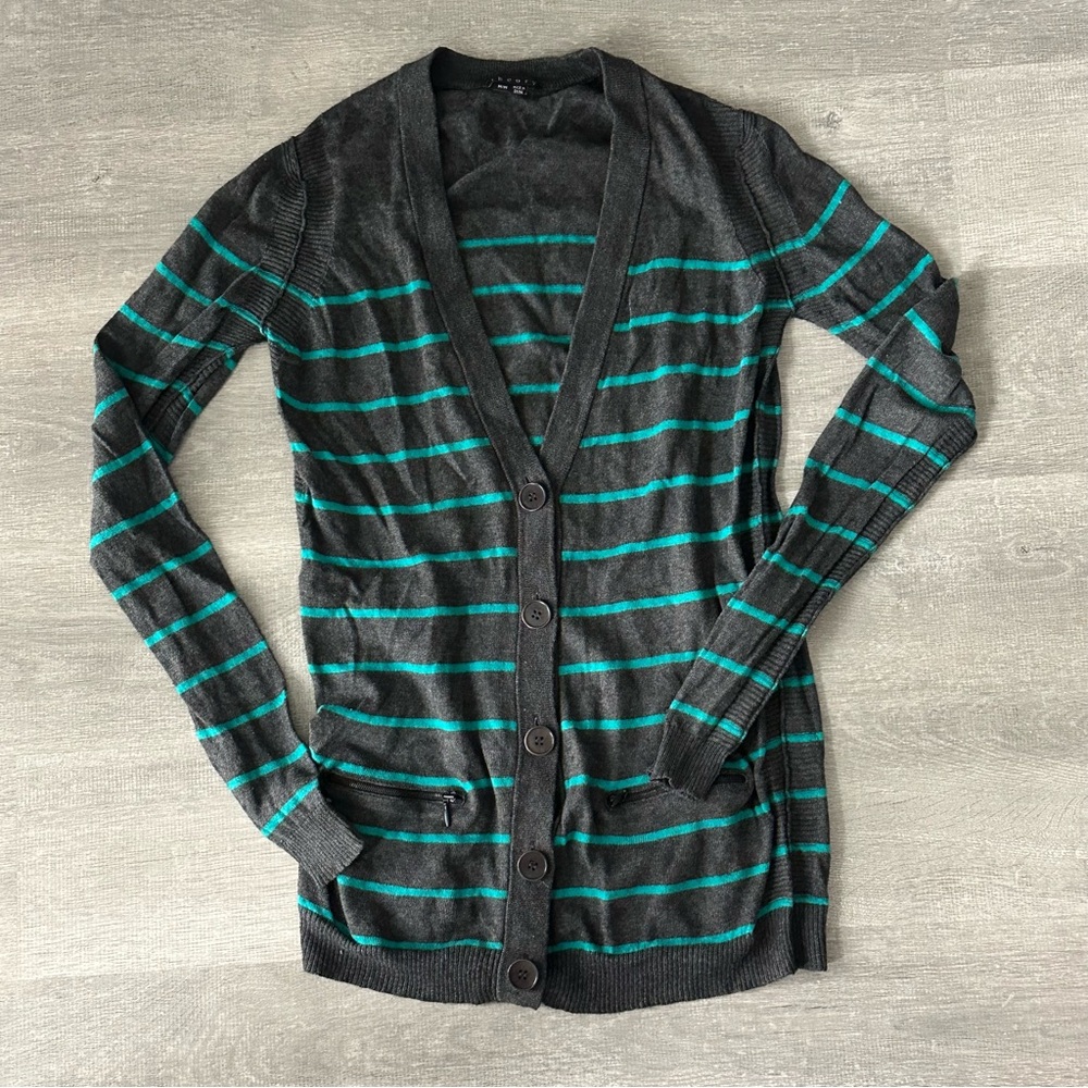 Theory Lonnie S Cashmere blend Cotton V-Neck Cardigan Sweater